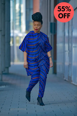 Kemi Two Piece Blue Set