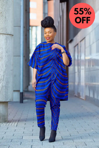 Kemi Two Piece Blue Set