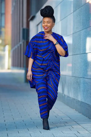 Kemi Two Piece Blue Set
