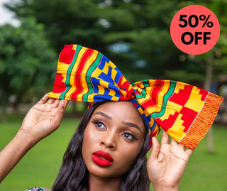 Kente African Print Wired Headwrap