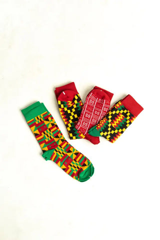 Kente Set UK 4-8/EU 36-41 Socks