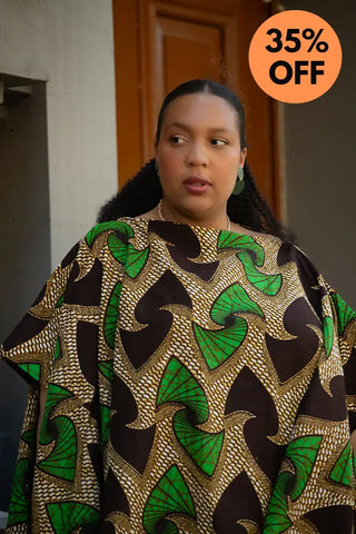 Kenya Green And Black Hi Low Dress Women’s Dress