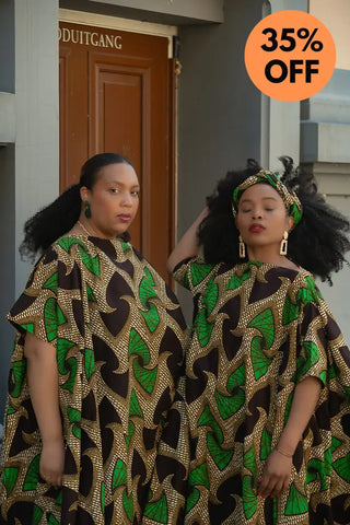 Kenya Green And Black Hi Low Dress Women’s Dress