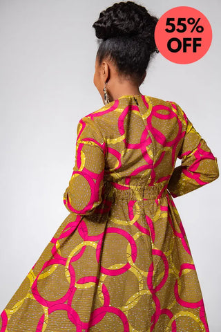 Kiara V-Neck Dress Clothing