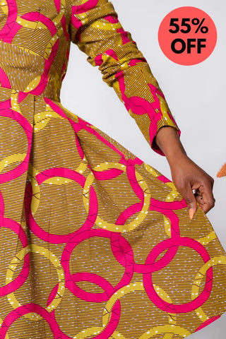 Kiara V-Neck Dress Clothing