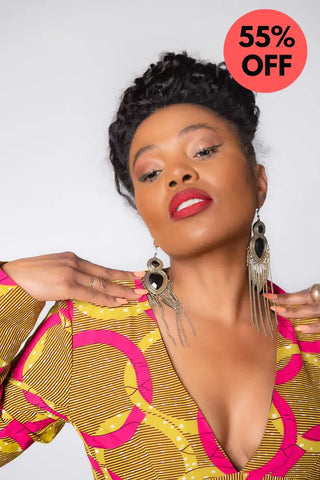 Kiara V-Neck Dress Clothing