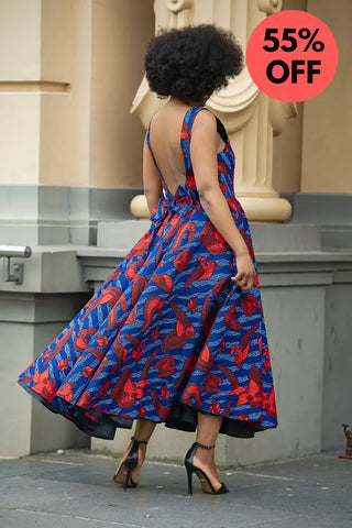 Lanira Backless Dress Apparel & Accessories