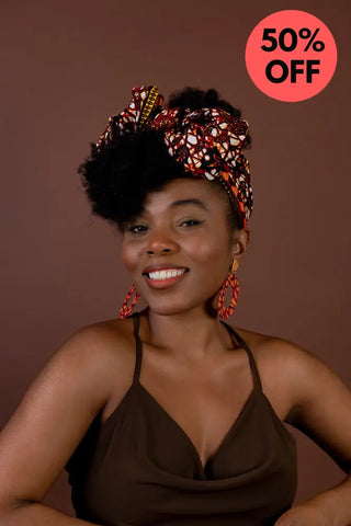 Lanre Brown Headwrap
