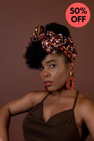 Lanre Brown Headwrap