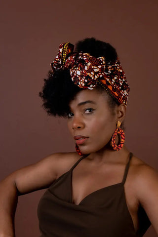 Lanre Brown Headwrap