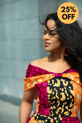 LARA MIDI SHOULDER DRESS Women’s Dress