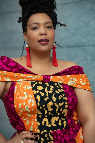 LARA MIDI SHOULDER DRESS Women’s Dress