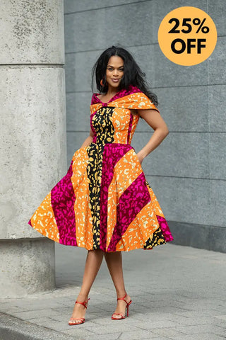 LARA MIDI SHOULDER DRESS Women’s Dress