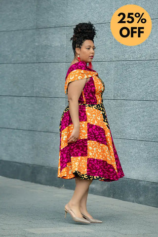 LARA MIDI SHOULDER DRESS Women’s Dress