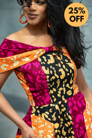 LARA MIDI SHOULDER DRESS Women’s Dress