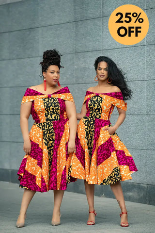 LARA MIDI SHOULDER DRESS Women’s Dress