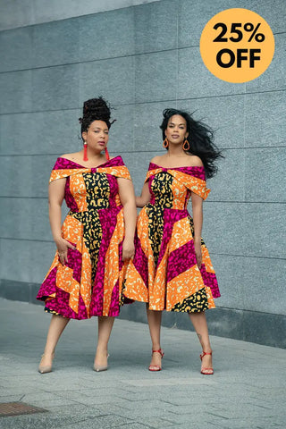 LARA MIDI SHOULDER DRESS Women’s Dress