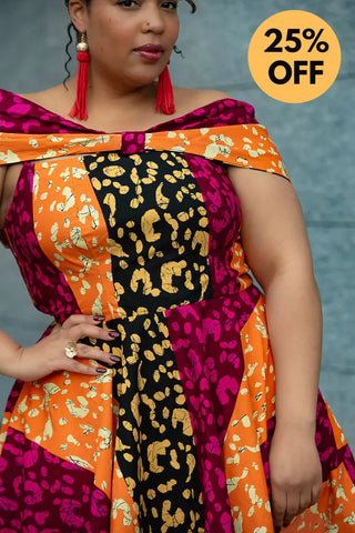 LARA MIDI SHOULDER DRESS Women’s Dress