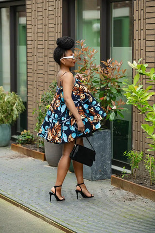 Leena Floral Flare Top Apparel & Accessories