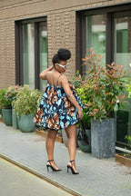 Leena Floral Flare Top Apparel & Accessories