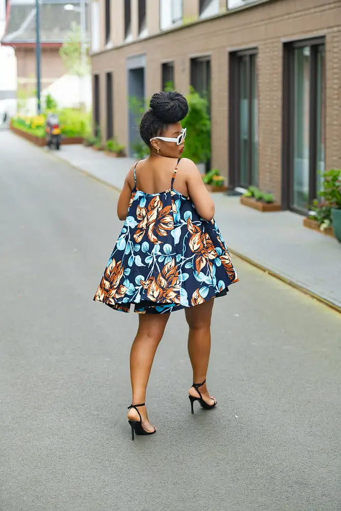 Leena Floral Flare Top Apparel & Accessories
