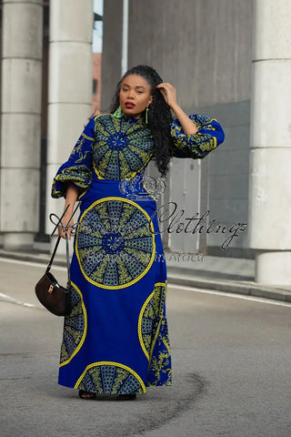LEONA BLUE DRESS Dresses