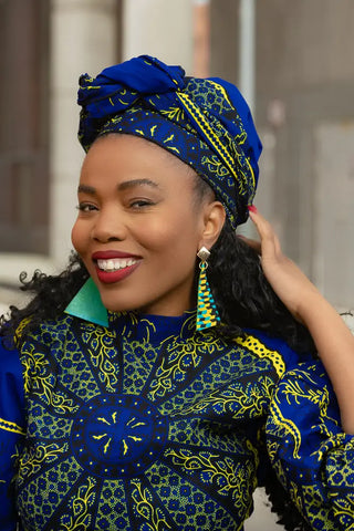 LEONA EARRINGS HEADWRAPS