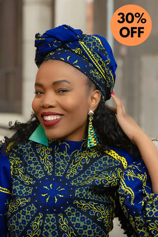 LEONA EARRINGS HEADWRAPS