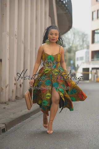LYDIA BROWN STRAP DRESS Dresses
