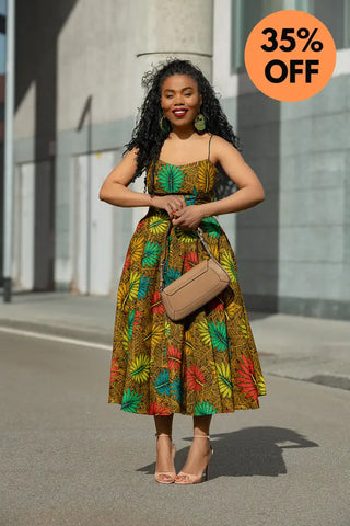 LYDIA BROWN STRAP DRESS Dresses