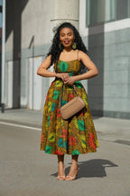 LYDIA BROWN STRAP DRESS Dresses