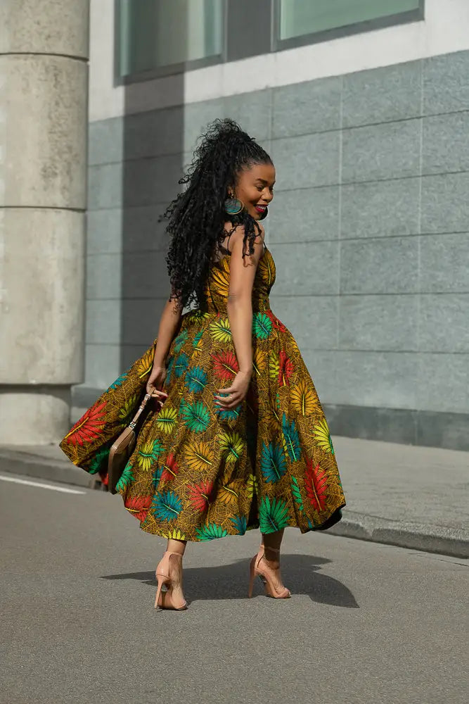 LYDIA BROWN STRAP DRESS Dresses