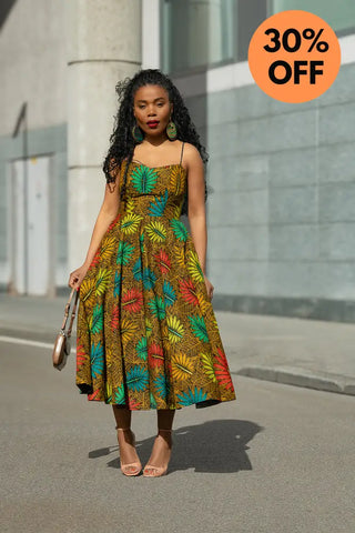 LYDIA BROWN STRAP DRESS Dresses