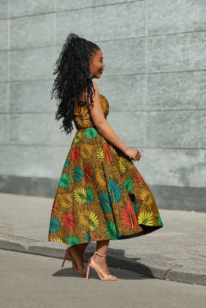 LYDIA BROWN STRAP DRESS Dresses
