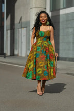 LYDIA BROWN STRAP DRESS Dresses