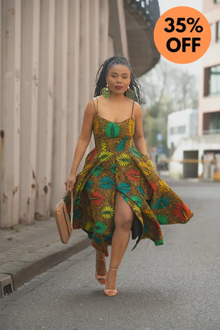 LYDIA BROWN STRAP DRESS Dresses