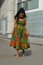 LYDIA BROWN STRAP DRESS Dresses