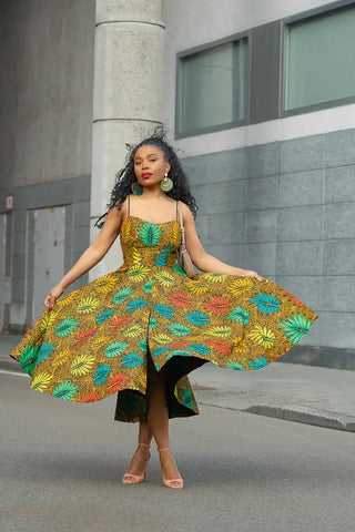 LYDIA BROWN STRAP DRESS Dresses