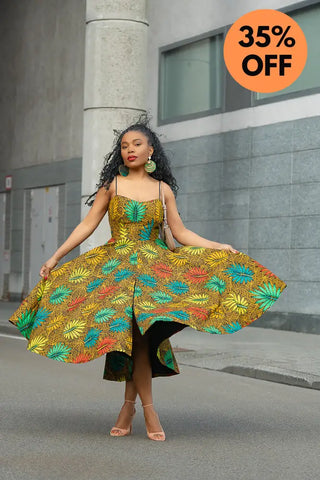 LYDIA BROWN STRAP DRESS Dresses