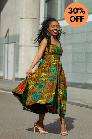 LYDIA BROWN STRAP DRESS Dresses