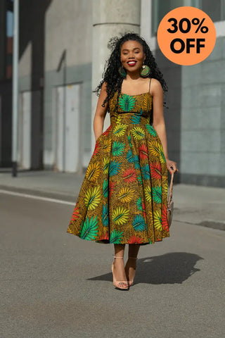 LYDIA BROWN STRAP DRESS Dresses