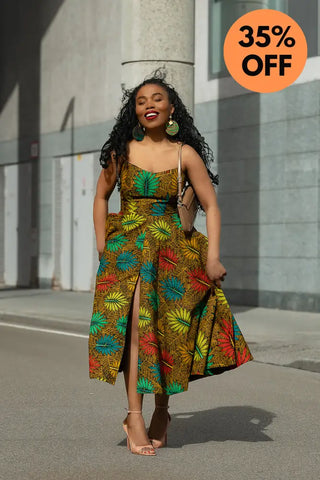 LYDIA BROWN STRAP DRESS Dresses