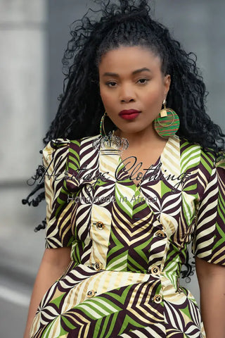 LYDIA GREEN EARRINGS ACCESSORIES