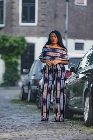 MAKEDA PLUM JUMPSUIT JUMPSUIT