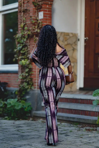 MAKEDA PLUM JUMPSUIT JUMPSUIT