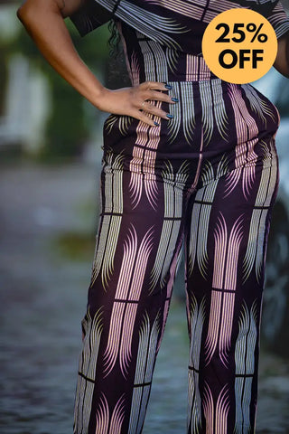 MAKEDA PLUM JUMPSUIT JUMPSUIT