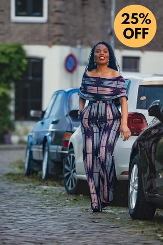 MAKEDA PLUM JUMPSUIT JUMPSUIT