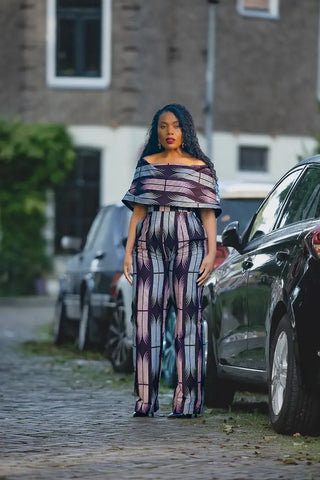 MAKEDA PLUM JUMPSUIT JUMPSUIT