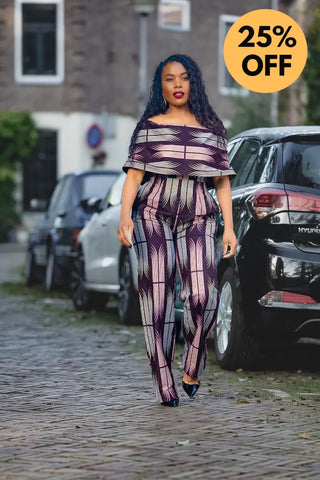 MAKEDA PLUM JUMPSUIT JUMPSUIT