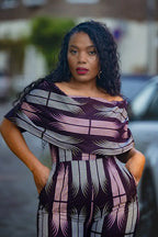 MAKEDA PLUM JUMPSUIT JUMPSUIT